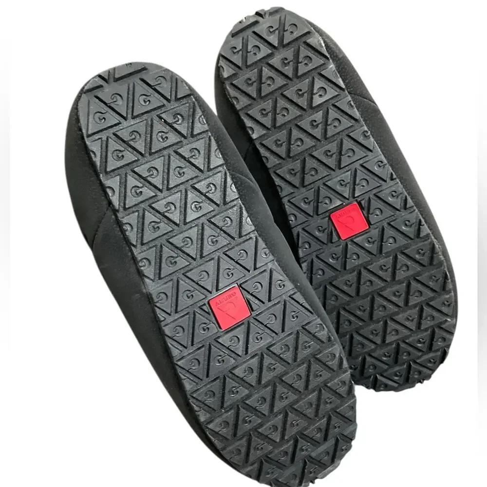 Gerry Men’s Black Quilted Slip-Ons Collapsible Heel Size 9 NEW NIB
